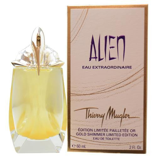 Alien Eau Extraordinaire By Thierry Mugler Edt Spray Refillable 2 Oz (gold Shimmer Edition)