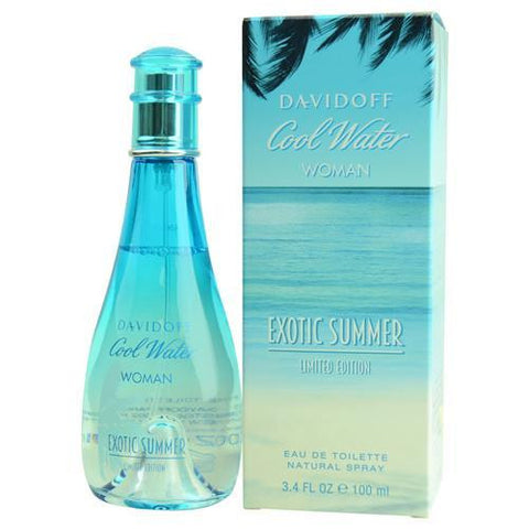 Cool Water Exotic Summer By Davidoff Edt Spray 3.4 Oz