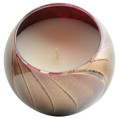 Merlot Candle Globe By