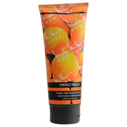 Nicole Miller Perfect Peach By Nicole Miller Hand & Body Cream 6.7 Oz