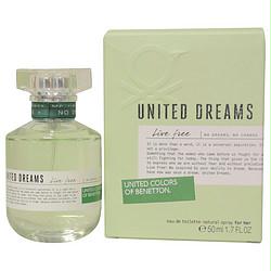 Benetton United Dreams Live Free By Benetton Edt Spray 1.7 Oz