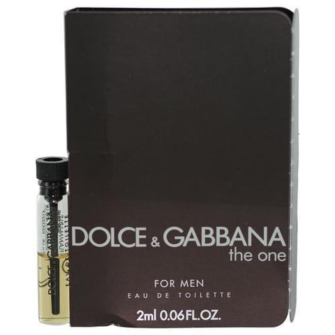 The One By Dolce & Gabbana Edt Vial Card