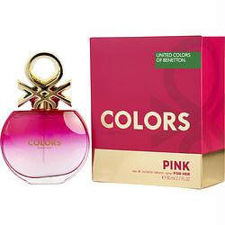 Colors De Beneton Pink By Benetton Edt Spray 2.7 Oz