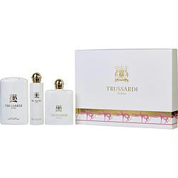 Trussardi Donna By Trussardi Eau De Parfum Spray 3.4 Oz & Body Lotion 6.8 Oz & Deodorant Spray 3.4 Oz