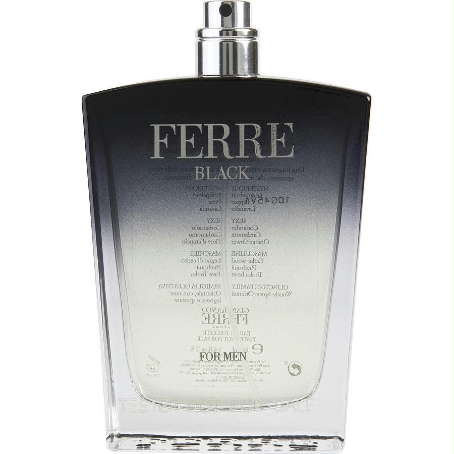 Ferre Black By Gianfranco Ferre Edt Spray 3.4 Oz *tester