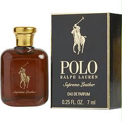 Polo Supreme Leather By Ralph Lauren Eau De Parfum .25 Oz Mini