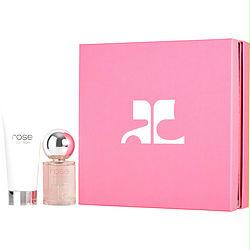 Courreges Rose De Courreges By Courreges Eau De Parfum Spray 1.7 Oz & Body Lotion 3.3 Oz