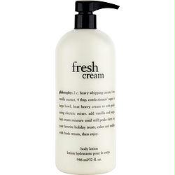 Fresh Cream Body Lotion With Pump --32oz