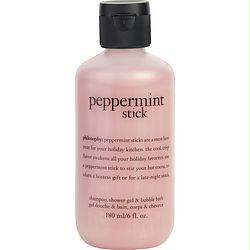 Peppermint Stick Shampoo, Shower Gel & Bubble Bath --6oz