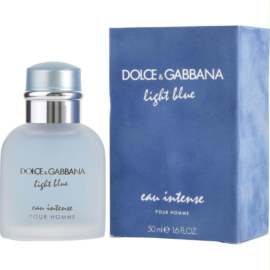 D & G Light Blue Eau Intense By Dolce & Gabbana Eau De Parfum Spray 1.6 Oz