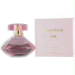 Perry Ellis Love By Perry Ellis Eau De Parfum Spray 3.4 Oz & Body Lotion 3 Oz & Shower Gel 3 Oz & Eau De Parfum Rollerball .25 Oz Mini