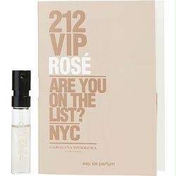 212 Vip Rose By Carolina Herrera Eau De Parfum Spray Vial On Card