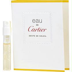 Eau De Cartier Zeste De Soleil By Cartier Edt Spray Vial On Card