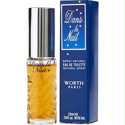 Dans La Nuit By Worth Edt Spray .34 Oz Mini