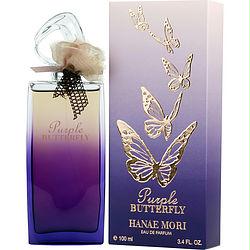 Hanae Mori Purple Butterfly By Hanae Mori Eau De Parfum Spray 3.4 Oz