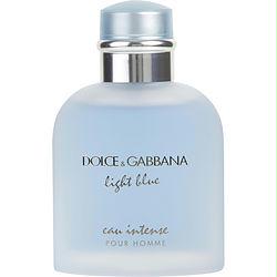 D & G Light Blue Eau Intense By Dolce & Gabbana Eau De Parfum Spray 3.3 Oz *tester