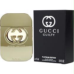 Gucci Guilty Platinum By Gucci Edt Spray 2.5 Oz