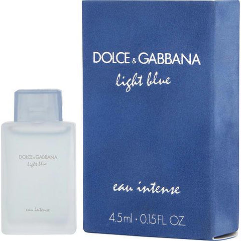 D & G Light Blue Eau Intense By Dolce & Gabbana Eau De Parfum .15 Oz Mini